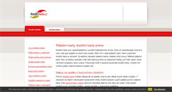 Desktop Screenshot of kreditkarta.cz